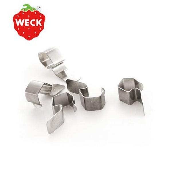 クリップ Weck ステンレスクリップ 保存 密閉 容器 キッチン 収納 キッチン雑貨 おしゃれ かわいい ガラス ドイツ 台所 1228 お風呂のソムリエshop 通販 Yahoo ショッピング