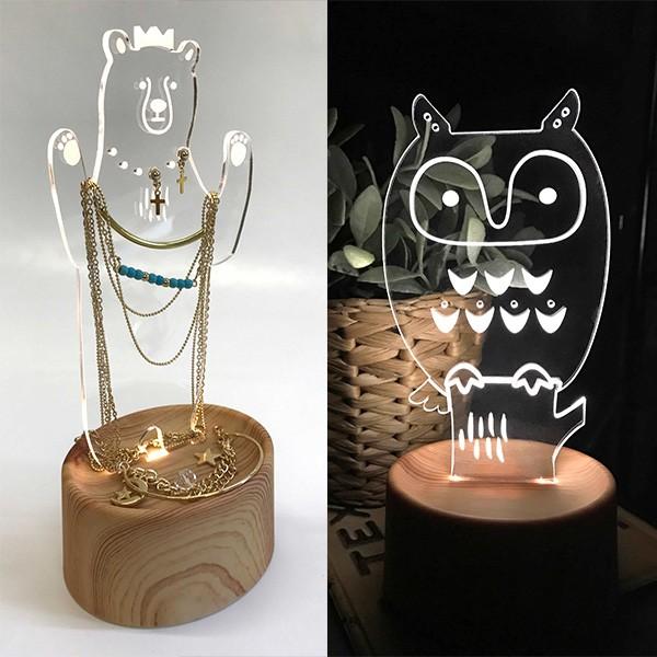 アクセサリースタンド「acrysta」LEDアクセサリースタンド【アクリスタ