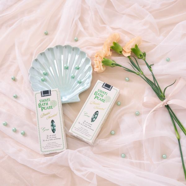 入浴剤／SWATi BATH PEARL GREEN（スワティーバスパールグリーン）Sサイズ[SW-1044]【入浴剤 ギフト プチギフト プレゼント おしゃれ 女性 かわいい ペアー】