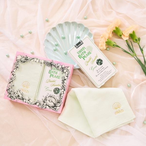 入浴剤／SWATi BATH PEARL（スワティーバスパール）＋HAND TOWEL[SW-1046]【入浴剤 ギフト プレゼント おしゃれ 女性 かわいい ハンドタオル ペアー】