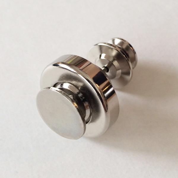 スナップピアス アクセサリ 留め具 ベース ニッケル 1.5cmφ×2cmL 鉄 真鍮 ストール留め おしゃれ 日本製 ふろしきハンド ウオーク社