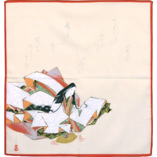 秋 紅葉 行楽 42cm 小野小町 綿100 ふろしき 小風呂敷 ハンカチ メール便のみ 送料無料 代引不可 Smn 011 2 風呂敷 手拭い専門店ふろしきや 通販 Yahoo ショッピング