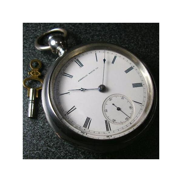 WALTHAM（ウォルサム） AMERICAN WATCH CO. 大型鍵巻き銀製