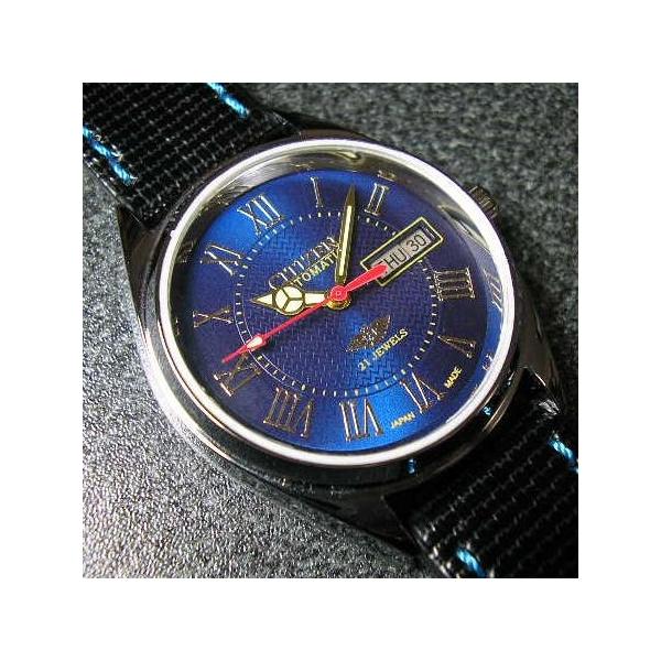 CITIZEN シチズン自動巻きビンテージ腕時計、外装レストア品