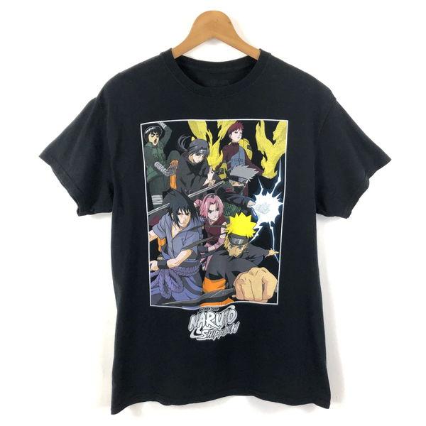 古着】 NARUTO ナルト疾風伝 Tシャツ ナルト ロック・リー 我愛羅 漫画 