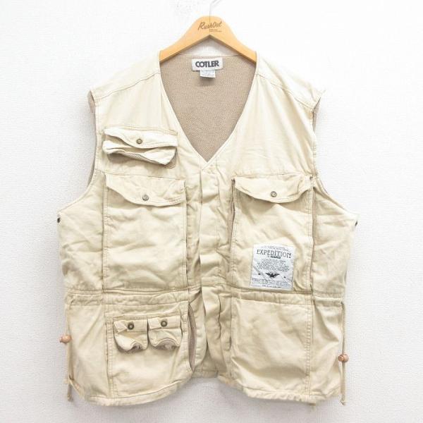 US アス　ハンティング ベスト 古着 US古着フルーガーPfluegerフィッシングベストハンティングベスト