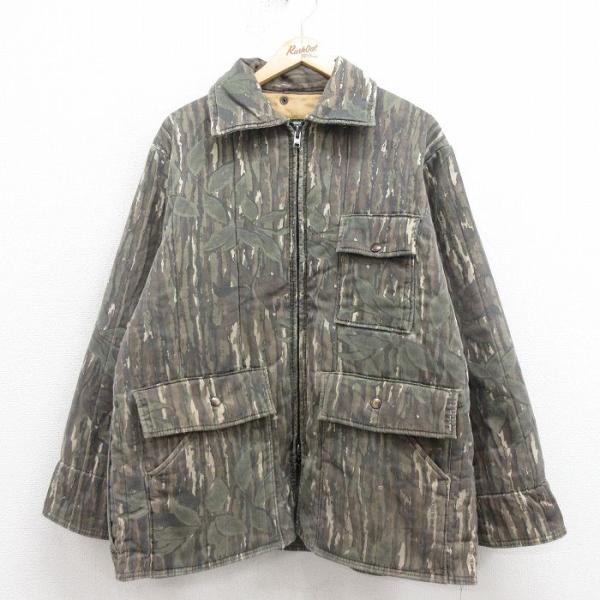 XL/古着 SAFTBAK 長袖 ハンティング ジャケット メンズ 90s リアル