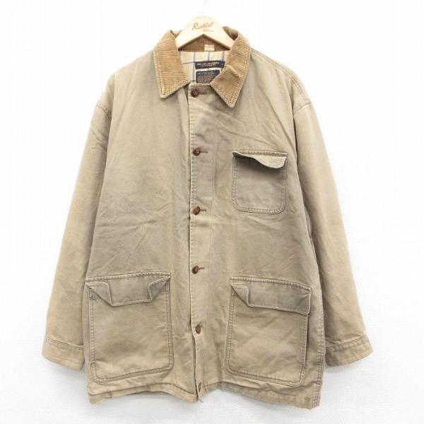 Brooks Brothers ブルックスブラザーズ カバーオール メンズ 【古着】【中古】 BROOKS BROTHERS（ブルックスブラザーズ） XL/古着 長袖 カバーオール