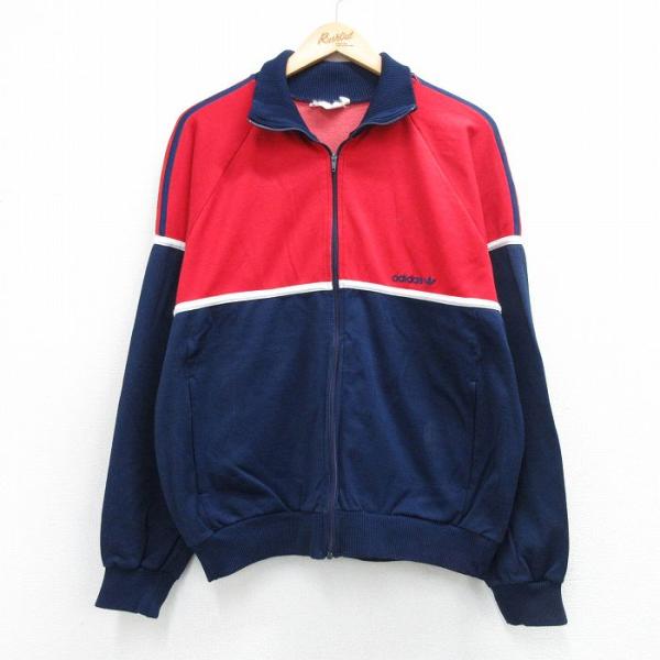 レアモデル 80s ウェールズ代表モデル ラグビージャージ アディダス adidas（アディダス） L/古着 長袖 ジャージ メンズ 80年代 80s ワン