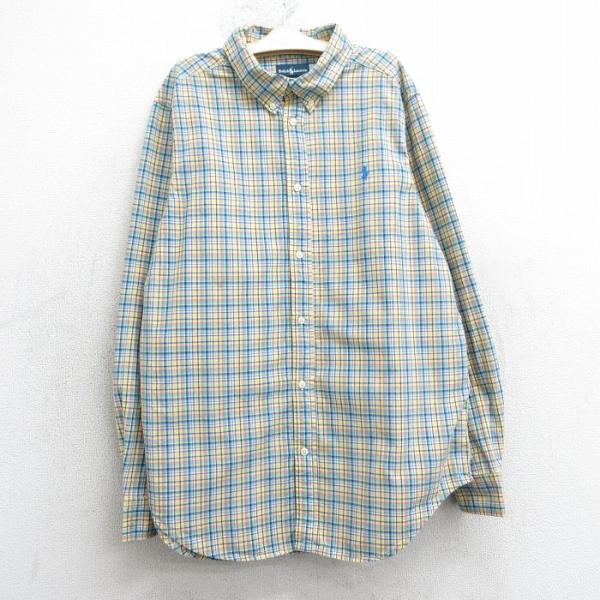 POLO RALPH LAUREN 古着 ラルフローレン 長袖 ブランド シャツ キッズ  