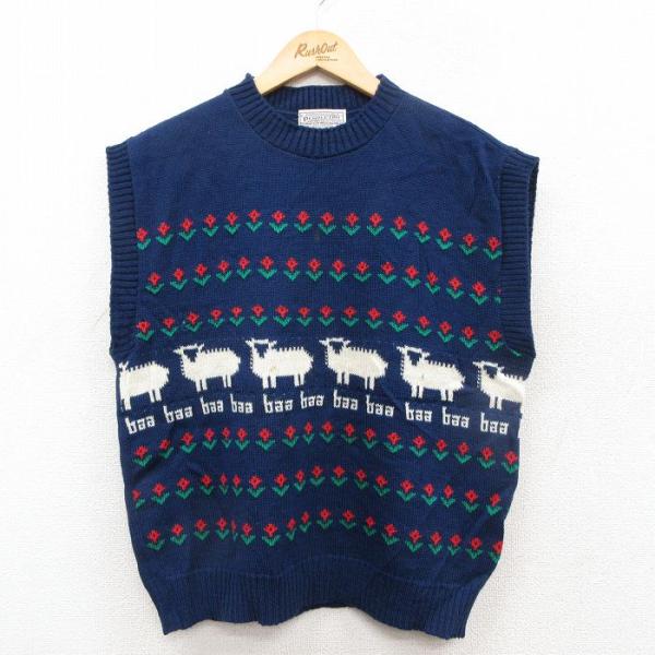 PENDLETON（ペンドルトン） 古着 ニット ベスト レディース 80年代 80s