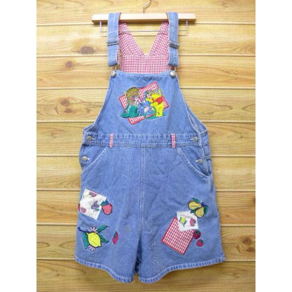 古着 レディース オーバーオール サロペット ディズニー Disney くまのプーさん イーヨー ピグレット デニム Spe 18jun07 中古 ボトムス Lpa 古着屋rushout 通販 Yahoo ショッピング