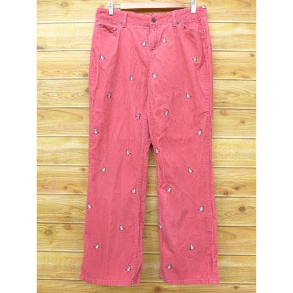 古着 レディース コーデュロイ パンツ エルエルビーン Llbean 鳥 ピンク 18sep10 中古 ボトムス Lpa 古着屋rushout 通販 Yahoo ショッピング