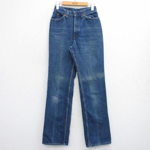 Levi's（リーバイス） 古着 Levis 25035 ジーンズ レディース 80s ヒゲ