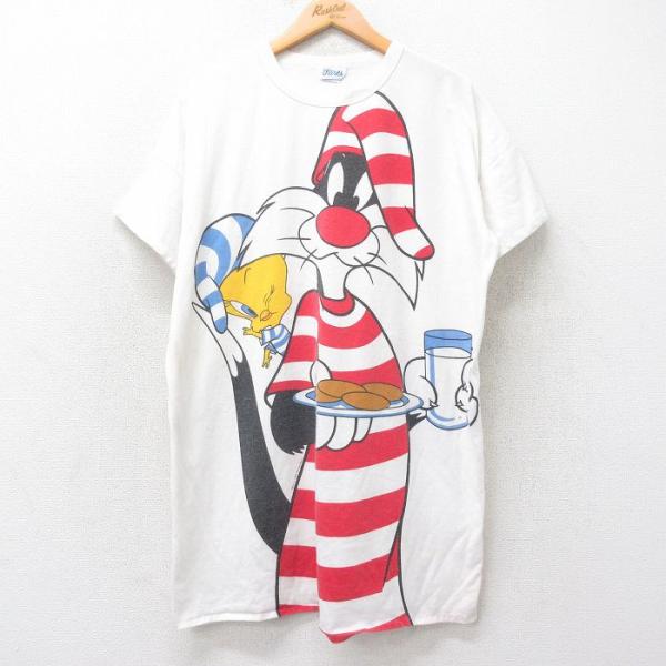 古着 半袖 Tシャツ ワンピース レディース 90s ルーニーテューンズ