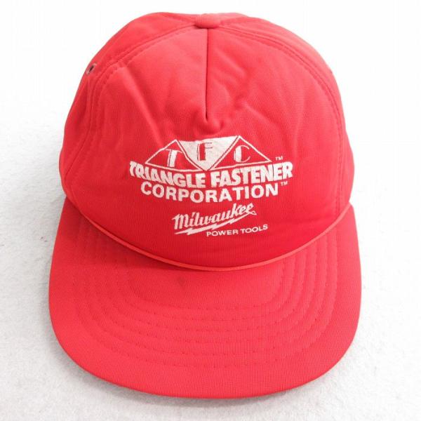 20%OFF】中古 キャップ 90s TFC 赤 レッド 25aug20 2OF : 古着屋