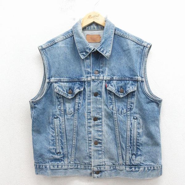 Levi's（リーバイス） L/古着 Levis 60514 デニム ベスト メンズ 90