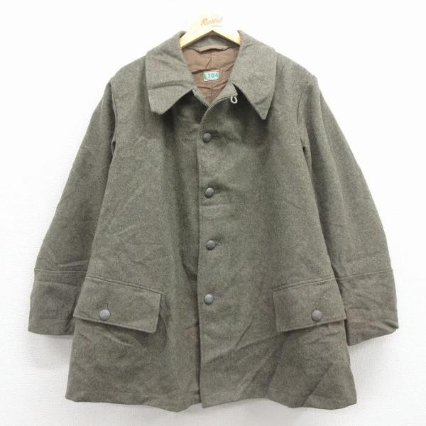 M/古着 長袖 ビンテージ ミリタリー ジャケット メンズ 40年代 40s スウェーデン軍 グレー【spe】 25dec24 40s M/古着 長袖 ビンテージ ミリタリー ジャケット メンズ 40年代