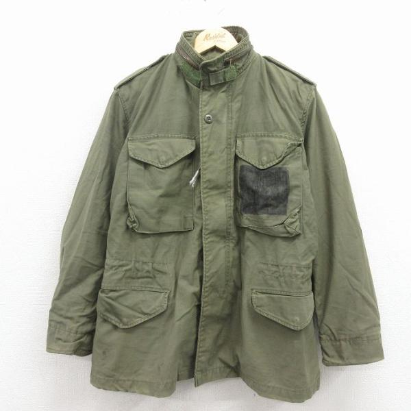 古着GARMENTメンズジャケットサイズL L/古着 長袖 ミリタリー フィールド ジャケット メンズ 80年代 80s M