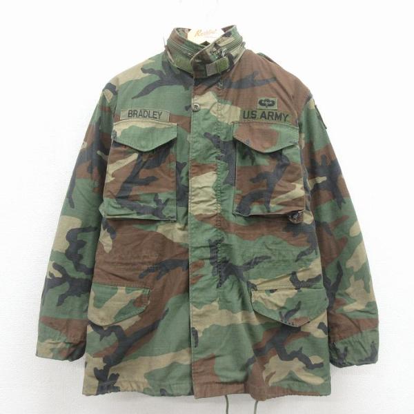 M/古着 長袖 ミリタリー フィールド ジャケット メンズ 80年代 80s M