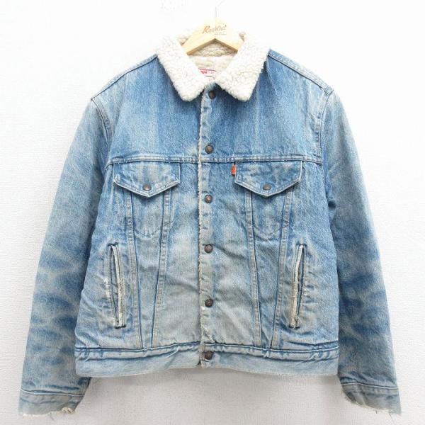 Levi's（リーバイス） XL/古着 Levis 長袖 ビンテージ デニム ボア