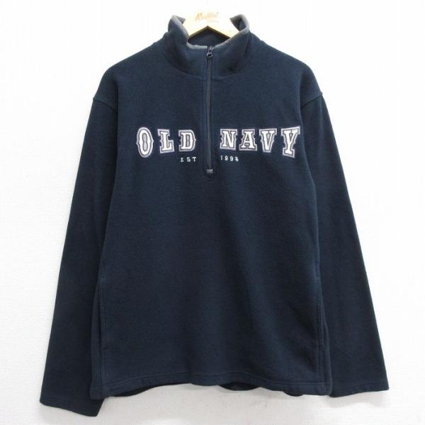 OLD NAVY（オールドネイビー） M/古着 長袖 ハーフジップ フリース