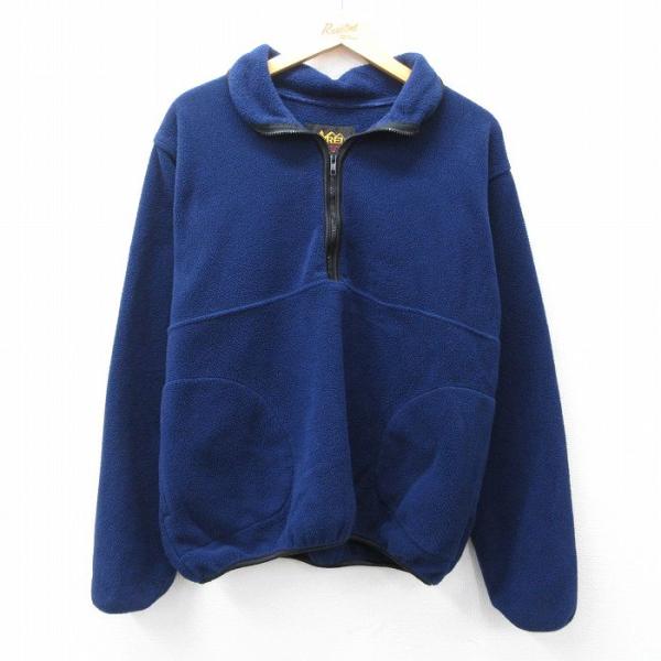 REI Co-op L/古着 アールイーアイ REI 長袖 ハーフジップ フリース 