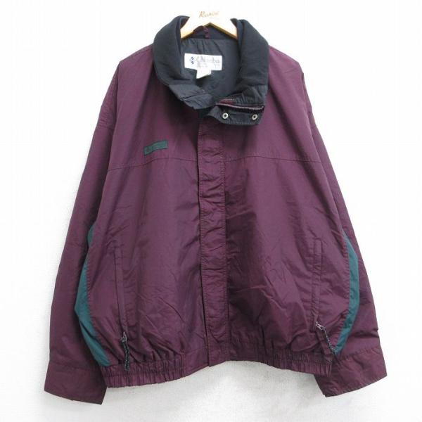 Columbia（コロンビア） XL/古着 長袖 ナイロン ジャケット メンズ 90s