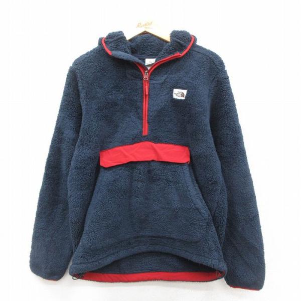THE NORTH FACE M/古着 ノースフェイス 長袖 ハーフジップ