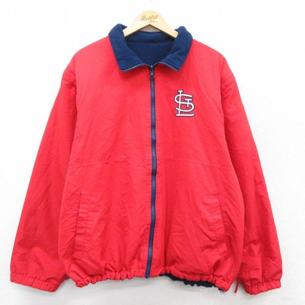 XL/古着 長袖 ジャケット メンズ 00年代 00s MLB セントルイス