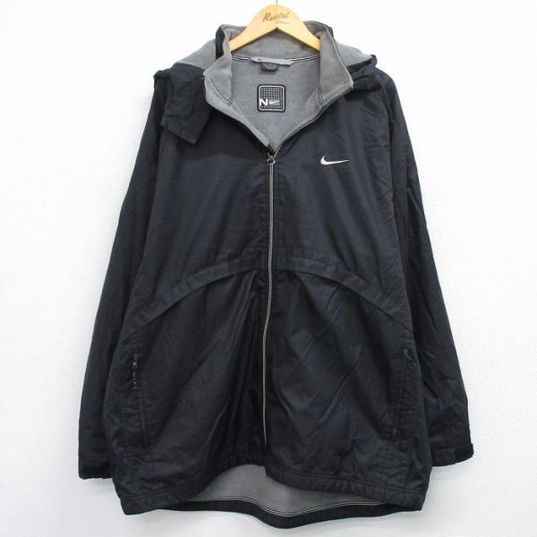 NIKE（ナイキ） XL/古着 長袖 ナイロン ジャケット パーカー メンズ 00