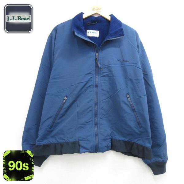 90sエルエルビーン　ナイロンジャケット L.L.Bean（エルエルビーン） L/古着 長袖 ジャケット ナイロン メンズ