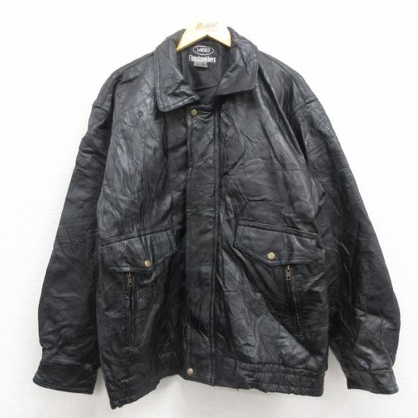 ALPHA INDUSTRIES パッチワーク レザーブルゾン S 黒 古着 ALPHA INDUSTRIES パッチワーク レザーブルゾン S 黒 古着