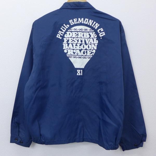 M 古着 長袖 ナイロン ジャケット 80s バルーン 紺 ネイビー Spe sep24 中古 メンズ アウター ウインドブレーカー Ouny 古着屋rushout 通販 Yahoo ショッピング