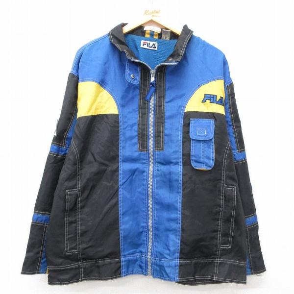 FILA（フィラ） 【50%OFF】L/古着 長袖 ナイロン ジャケット メンズ
