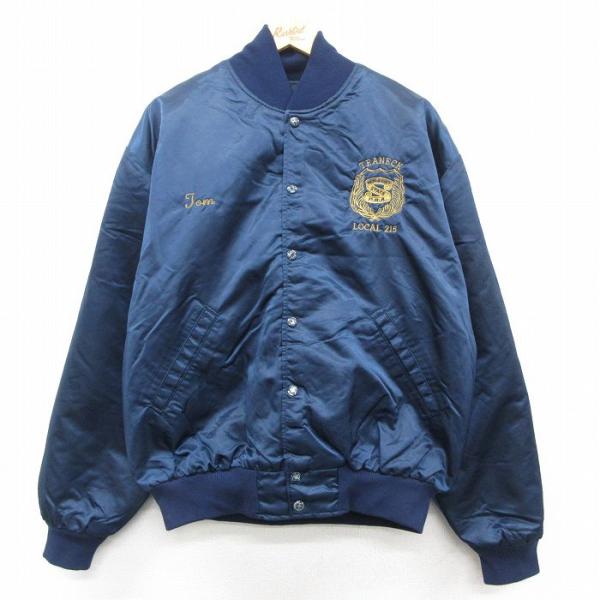 XL/古着 長袖 ナイロン ジャケット メンズ 90年代 90s ティーネック