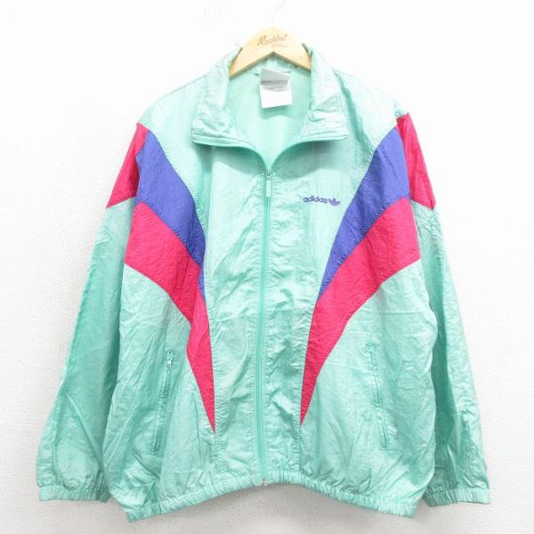 adidas（アディダス） XL/古着 長袖 ナイロン ジャケット メンズ 90