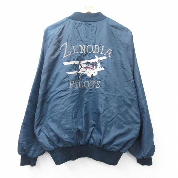 ZENOBIA XL/古着 Dunbrooke 長袖 ナイロン ジャケット メンズ 90年代