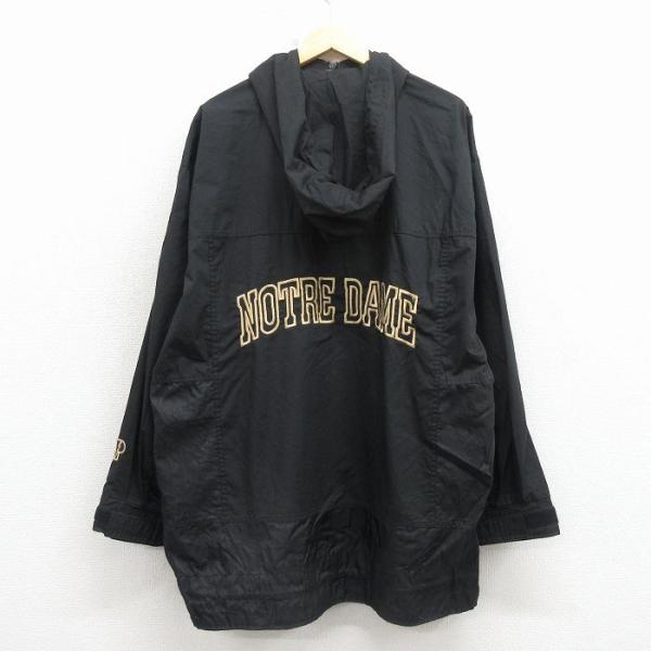 XL/古着 長袖 ハーフジップ ナイロン ジャケット アノラック パーカー