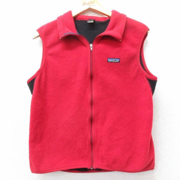 patagonia（パタゴニア） M/古着 フリース ベスト メンズ 90s ワン