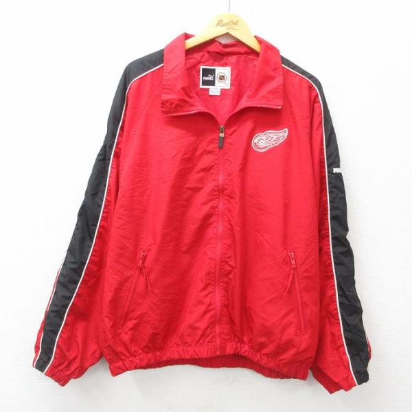 PUMA（プーマ） XL/古着 長袖 ジャケット メンズ 00s NHL デトロイト