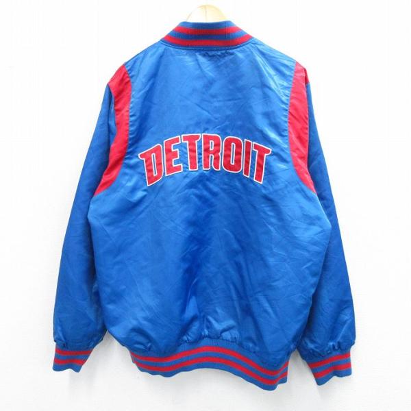 激レア！NBA デトロイト・ピストンズ ジャケット ジャージ XL/古着 長袖 ジャケット メンズ NBA デトロイトピストンズ