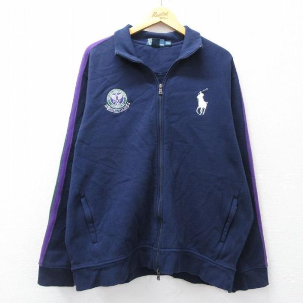 XL/古着 ラルフローレン 長袖 ブランド ジャケット メンズ ビッグ