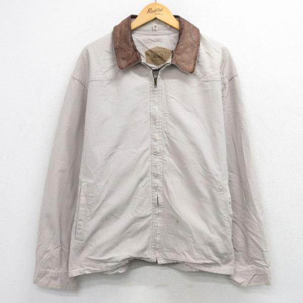 WOOLRICH 90s ワークジャケット 襟レザー 裏地ブランケット 古着 90s USA製 WoolRich 本革 レザー襟 ウエスタンヨーク ダック