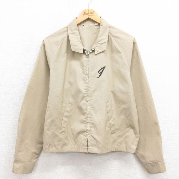 L/古着 長袖 ビンテージ ジャケット スイングトップ メンズ 70s 