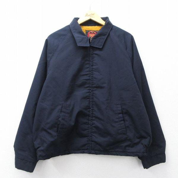 XL/古着 キャンパス 長袖 ビンテージ ジャケット スイングトップ メンズ 60年代 60s ラグラン 紺 内側ボア【spe】 26apr04 Campus XL/古着 キャンパス 長袖 ビンテージ ジャケット スイング