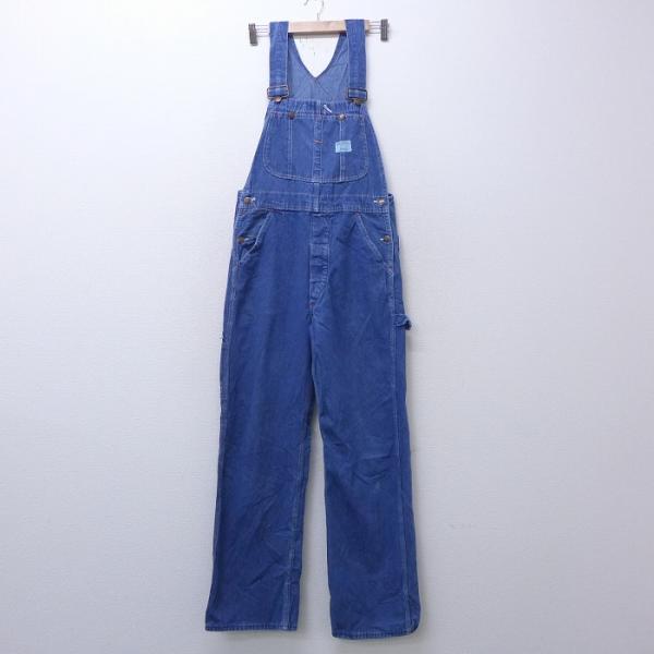 60s BIG MAC (J.C.Penny) デニムオーバーオール W40程度（W42/古着 