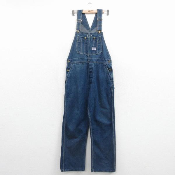 BIG SMITH（ビッグスミス） W36/古着 オーバーオール メンズ 90年代
