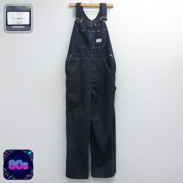 80s Sears オーバーオール 38 シアーズ デニム USA製 Sears（シアーズ） W32/古着 オーバーオール メンズ 80年代 80s