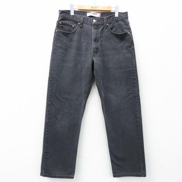 Levi's（リーバイス） W34/古着 Levis 550 メンズ コットン 黒